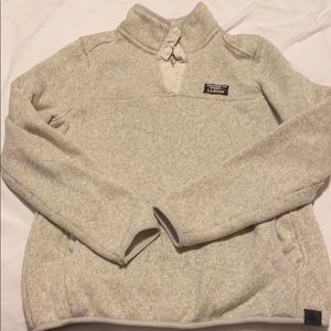 Beige LL Bean pullover